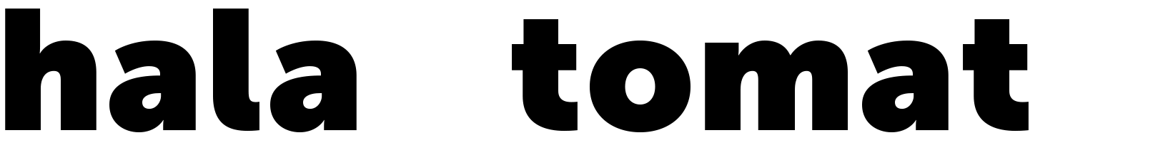 hala + tomat =